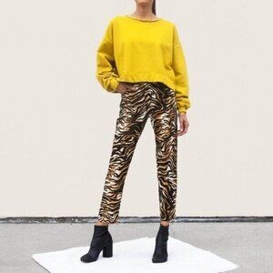 Rachel Comey Tesoro Tiger Print High Rise Pant